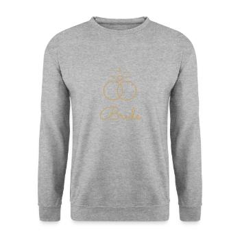 Mariée - Sweat-shirt Unisexe - gris chiné - Devant - Alina (178cm) & Michal (187cm)