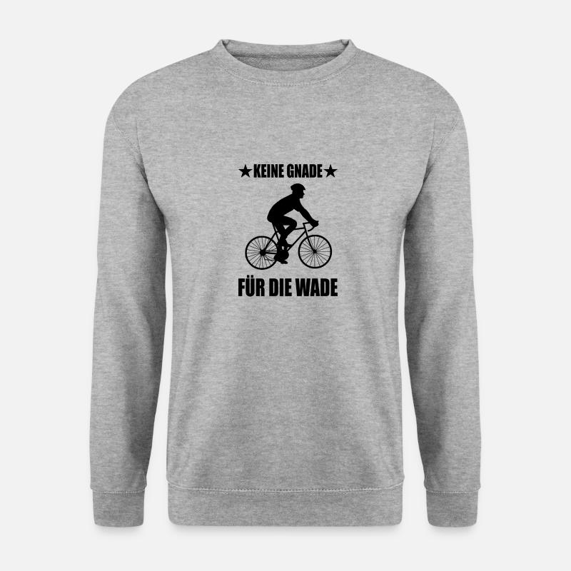 Fahrrad - Unisex Pullover - Weißgrau meliert