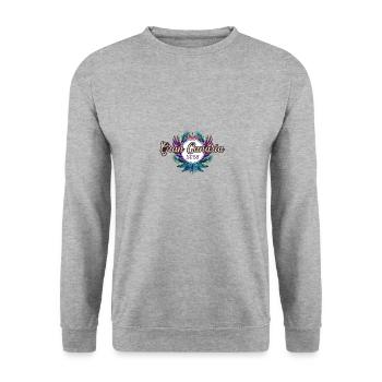 Gran Canaria 2025 Team - Unisex Sweatshirt - salt & pepper - Front - Alina (178cm) & Michal (187cm)