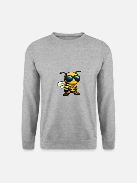 Bee Comic Holiday - Unisex Sweatshirt - salt & pepper