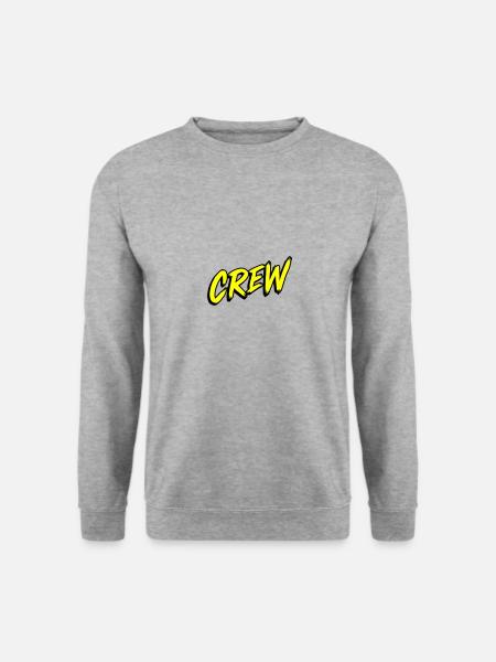 Crew lettering - Unisex Sweatshirt - salt & pepper