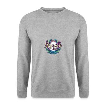 Mexico Crew Holidays - Unisex Sweatshirt - salt & pepper - Front - Alina (178cm) & Michal (187cm)