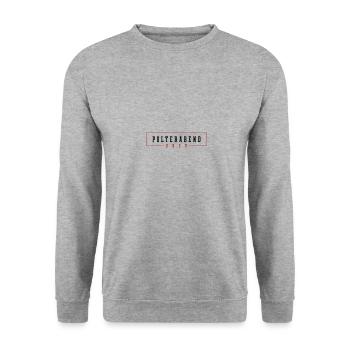 Polterabend 2025 - Unisex Pullover - Weißgrau meliert - Vorne - Alina (178cm) & Michal (187cm)