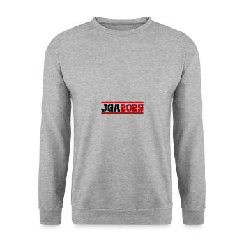Jga 2025 Enterrement de vie de garçon - Sweat-shirt Unisexe - gris chiné - Devant - Alina (178cm) & Michal (187cm)