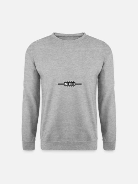 Marathon Running - Unisex Sweatshirt - salt & pepper