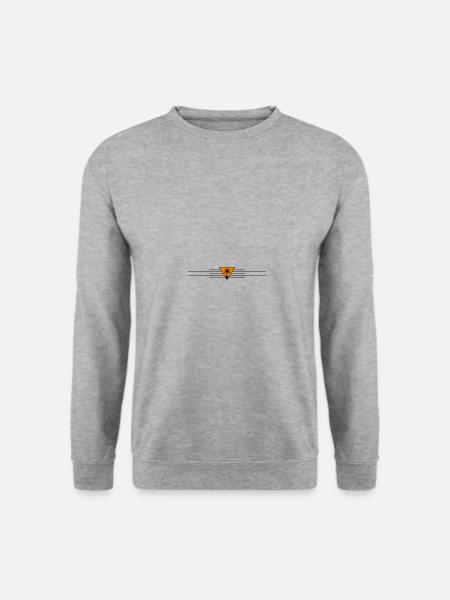 Palm tree line icon - Unisex Sweatshirt - salt & pepper
