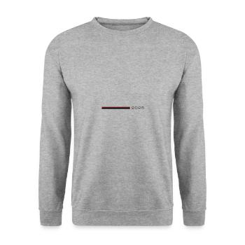2025 Accident vasculaire cérébral - Sweat-shirt Unisexe - gris chiné - Devant - Alina (178cm) & Michal (187cm)