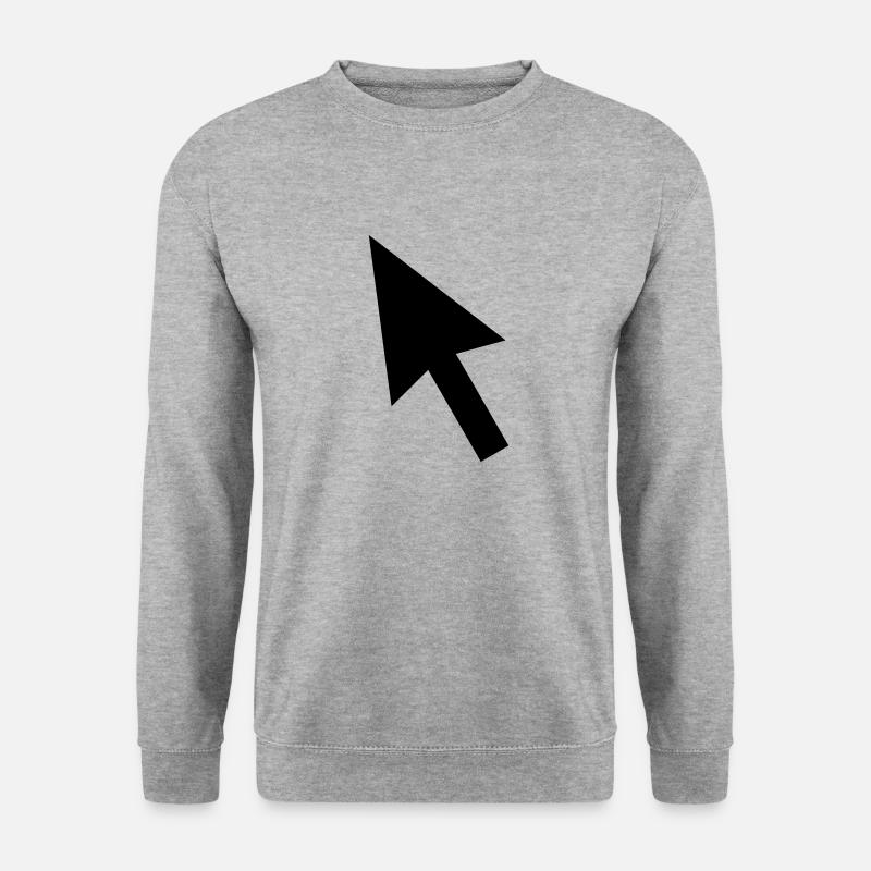 Mouse cursor - Unisex Sweatshirt - salt & pepper