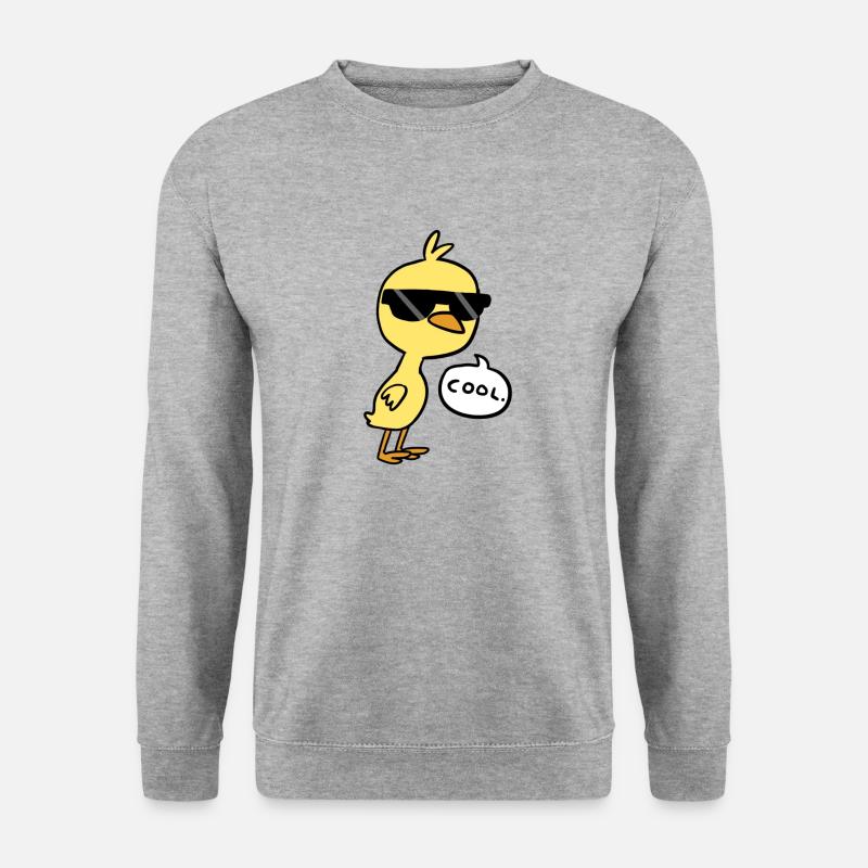 Cool Chick - Unisex Pullover - Weißgrau meliert