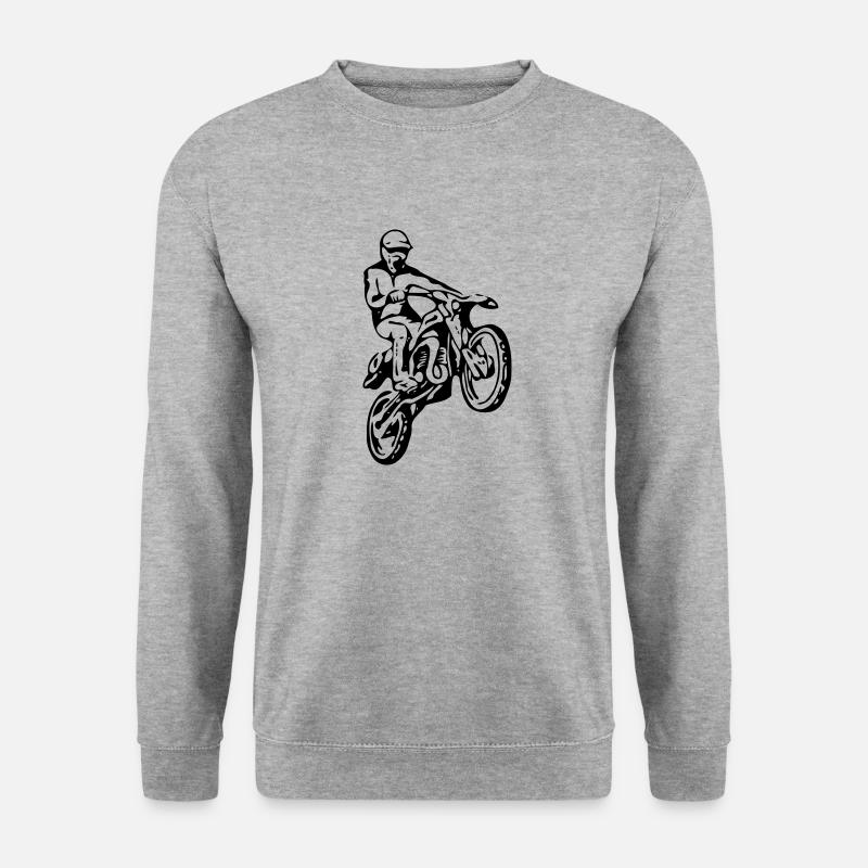 MZ 4 - Unisex Pullover - Weißgrau meliert