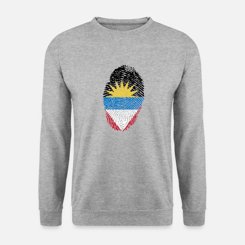 Antigua - Unisex Pullover - Weißgrau meliert