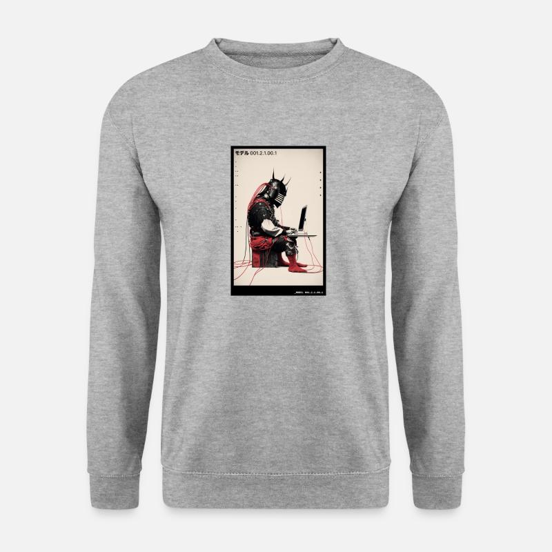 The Modern Samurai - 01 - Unisex Sweatshirt - salt & pepper