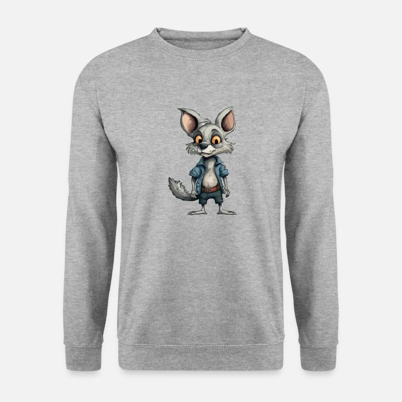 Brak den Streum - Unisex Pullover - Weißgrau meliert