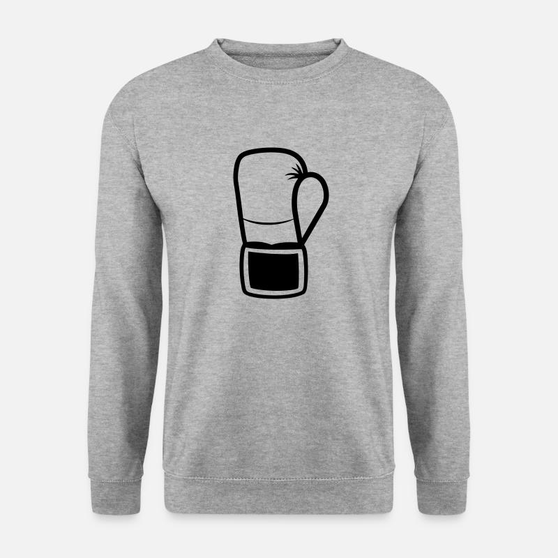 gant de boxe - Sweat-shirt Unisexe - gris chiné
