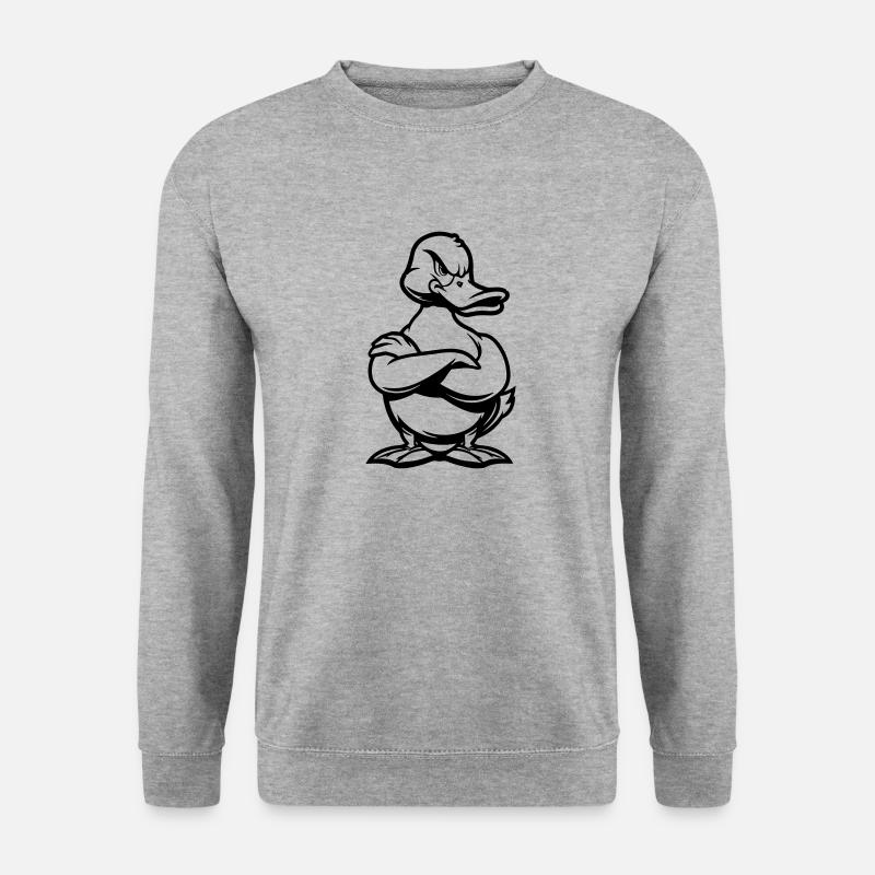 Bande dessinée Duck Duck - Sweat-shirt Unisexe - gris chiné