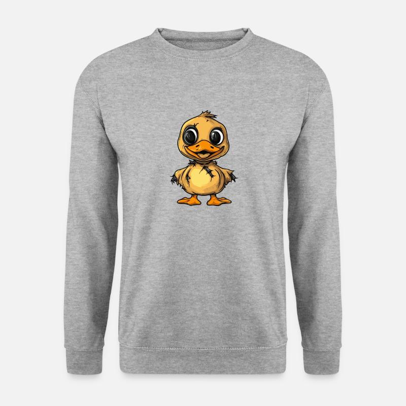 Duck Halloween Comic Funny - Unisex Sweatshirt - salt & pepper