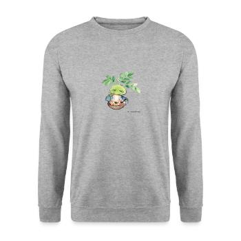 Shoyu ramen - Japanese recipe - Unisex Sweatshirt - salt & pepper - Front - Alina (178cm) & Michal (187cm)