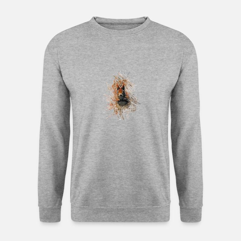 squirrel - Unisex Sweatshirt - salt & pepper