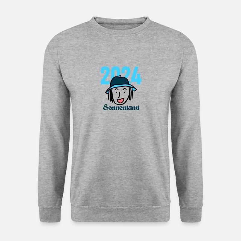 Dein Sonnenkind 2024 - Unisex Pullover - Weißgrau meliert