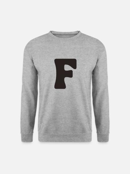 F - Sweat-shirt Unisexe - gris chiné