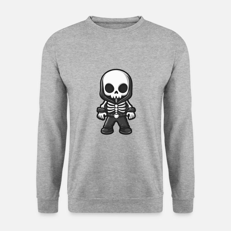 Skeleton Comic Halloween - Unisex Sweatshirt - salt & pepper