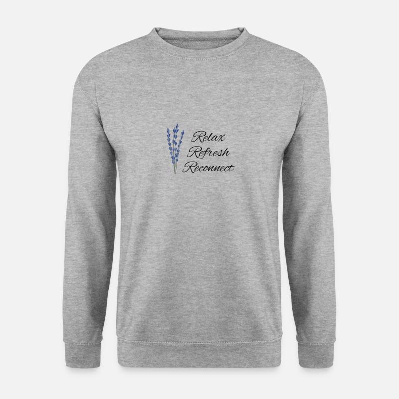 Relax Refresh Reconnect - Unisex Sweatshirt - salt & pepper