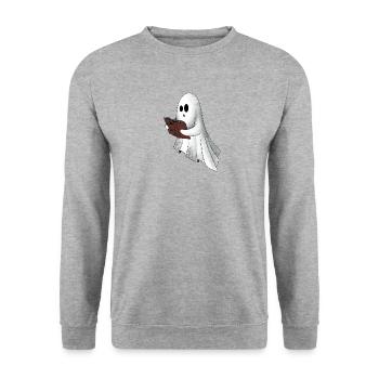 Geist - Sweat-shirt Unisexe - gris chiné - Devant - Alina (178cm) & Michal (187cm)
