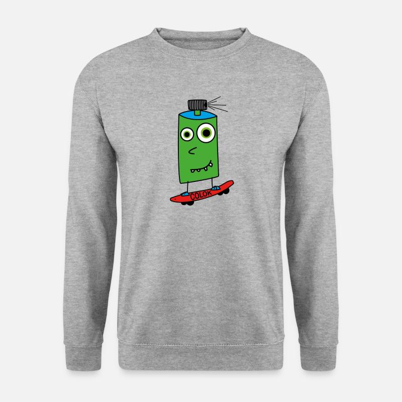 Board sprayer - Unisex Sweatshirt - salt & pepper