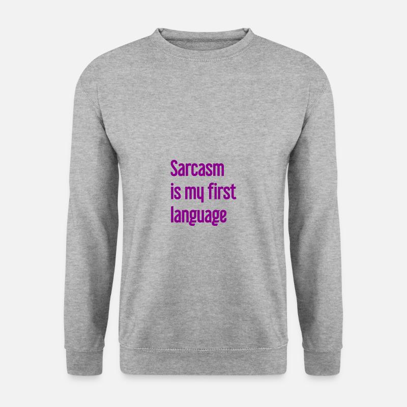 Sarcasm Pro - Unisex Sweatshirt - salt & pepper