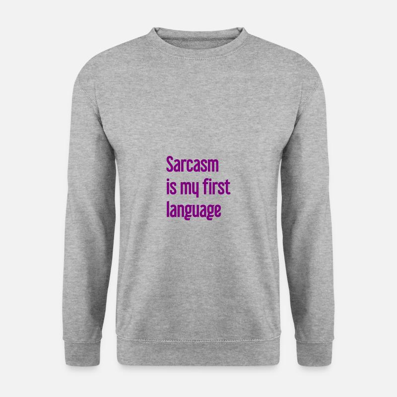 Sarcasm Pro - Unisex Sweatshirt - salt & pepper