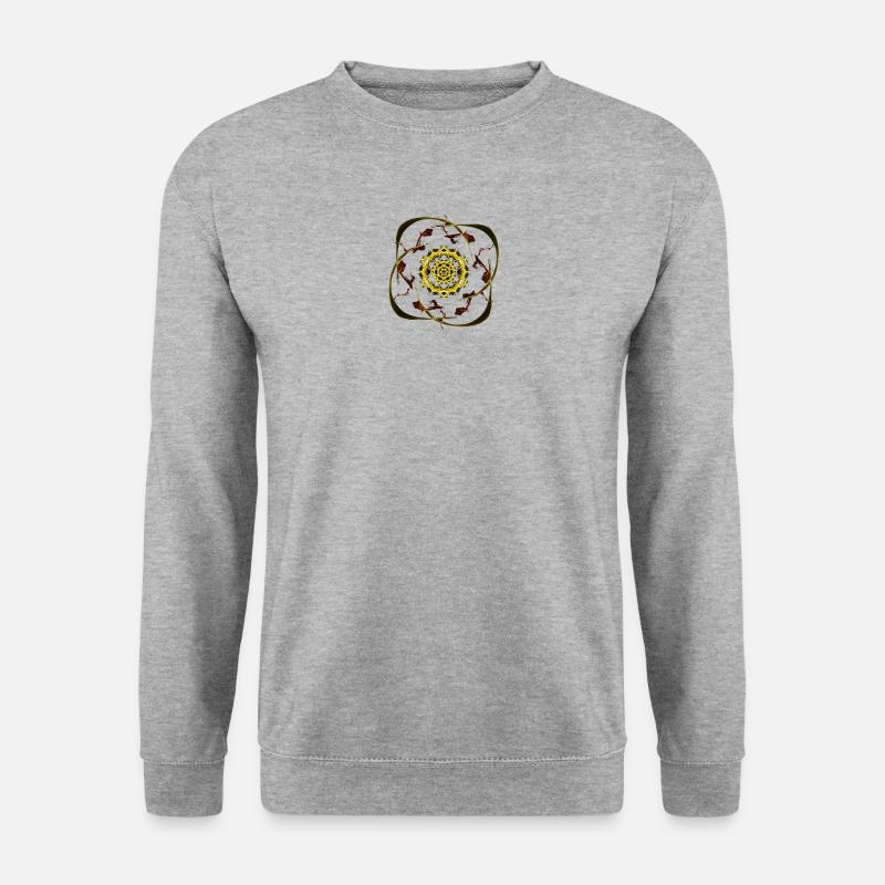 die Sonne - Unisex Pullover - Weißgrau meliert