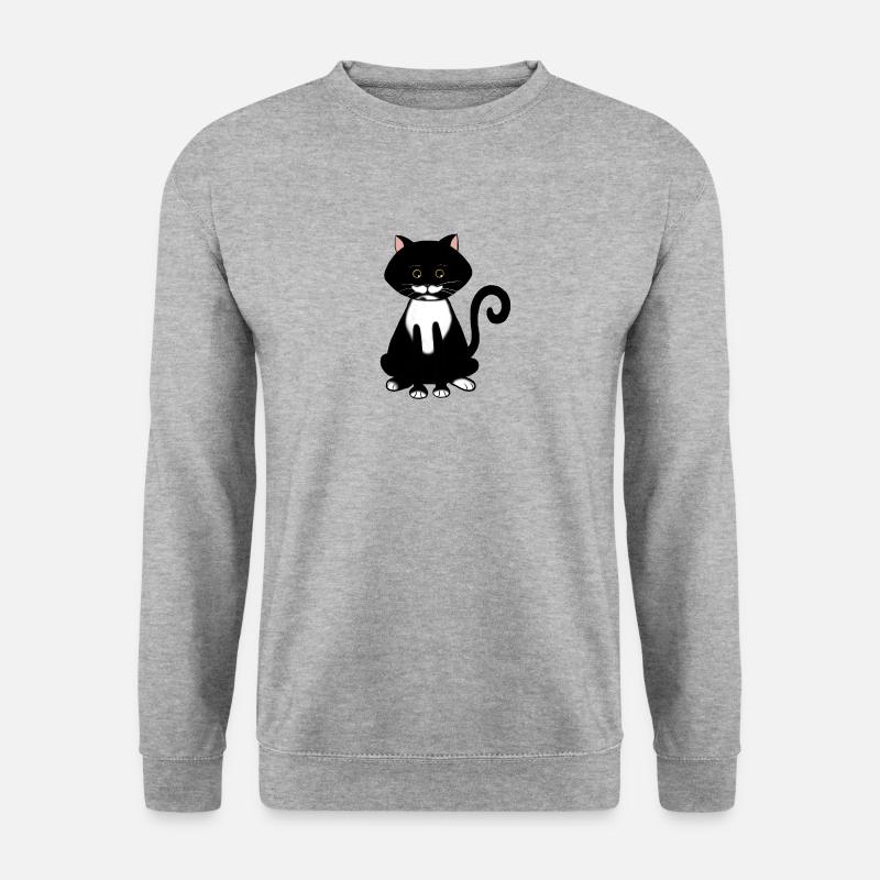 Merlin - Unisex Pullover - Weißgrau meliert