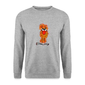 The Fladders - it was not me - Unisex Sweatshirt - salt & pepper - Front - Alina (178cm) & Michal (187cm)