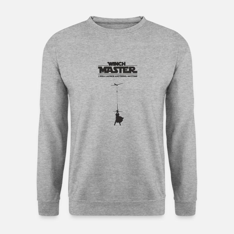winchmaster glider gliding - Unisex Sweatshirt - salt & pepper