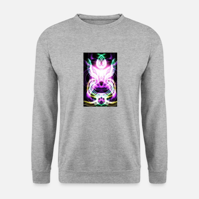 Abbildung - Unisex Pullover - Weißgrau meliert