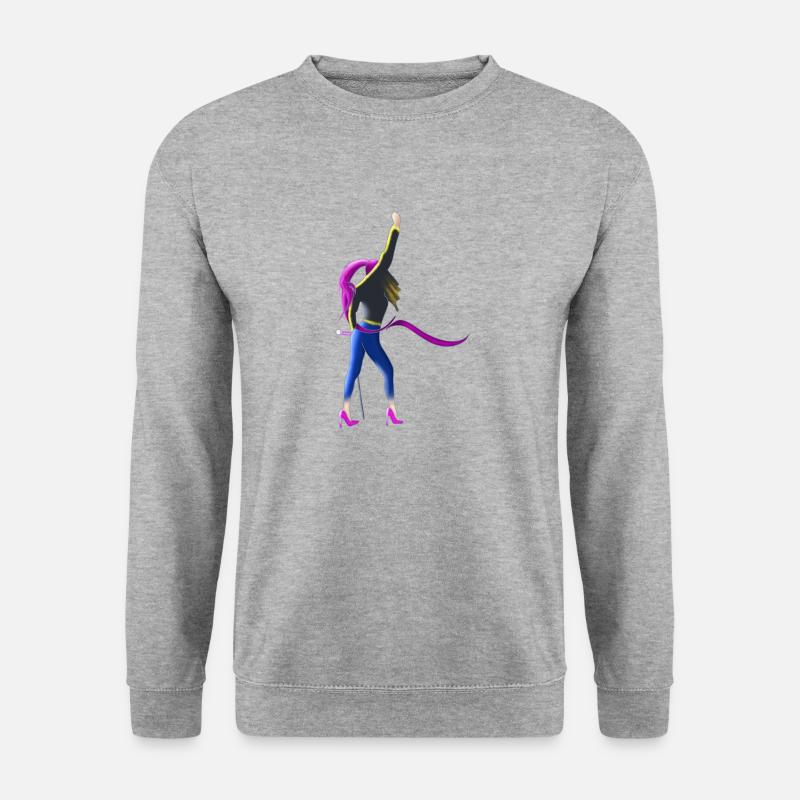 Queenstafiore - Unisex Pullover - Weißgrau meliert