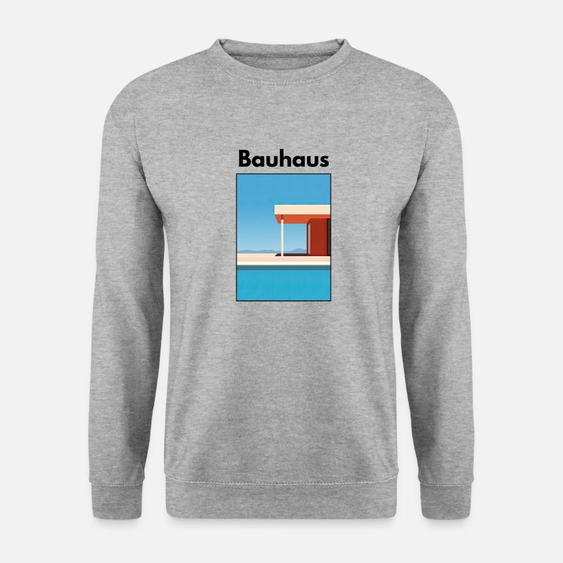 Bauhaus - Unisex Pullover - Weißgrau meliert