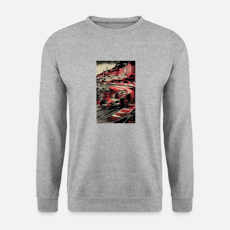 Die Nummero UNO - Unisex Pullover - Weißgrau meliert
