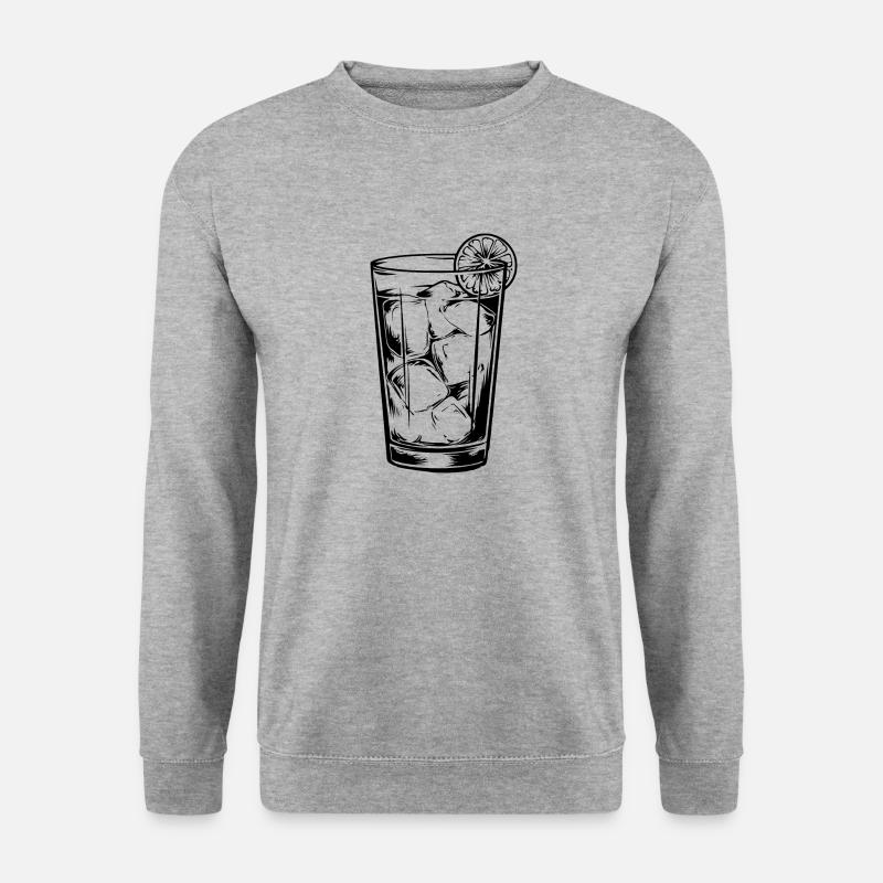 Limonade Drink Symbol - Unisex Pullover - Weißgrau meliert