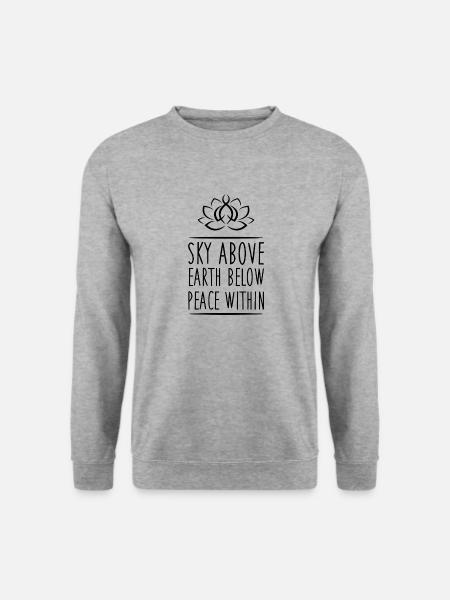 Cool Yoga Dire Cadeau Yogi - Sweat-shirt Unisexe - gris chiné