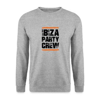 Ibiza Party Crew - Unisex Sweatshirt - salt & pepper - Front - Alina (178cm) & Michal (187cm)