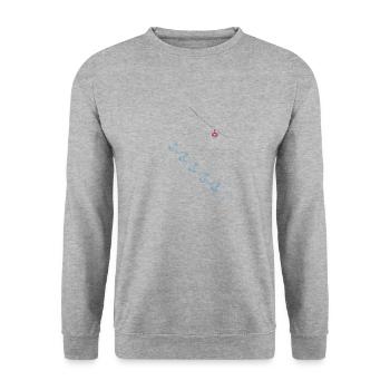 Gondola and bends - Unisex Sweatshirt - salt & pepper - Front - Alina (178cm) & Michal (187cm)