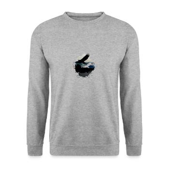 nature,nature,eagle,mountains,mountains,landscape,mountain - Unisex Sweatshirt - salt & pepper - Front - Alina (178cm) & Michal (187cm)