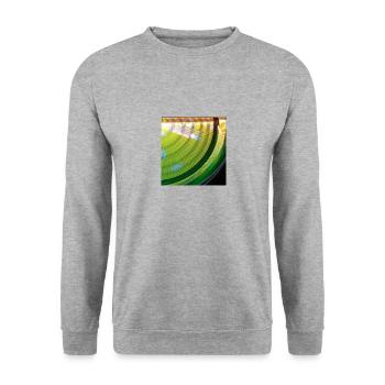Effet abstrait de lumière - manège par attraction - Sweat-shirt Unisexe - gris chiné - Devant - Alina (178cm) & Michal (187cm)
