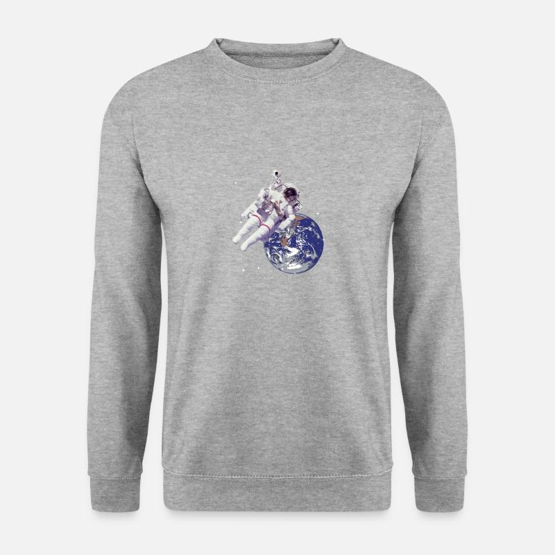Astronaut in space - Unisex Sweatshirt - salt & pepper