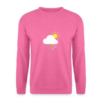 Heute gewesen - Unisex Pullover - Pink - Vorne