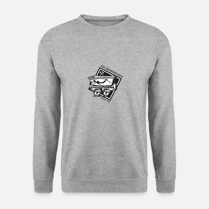 Gelsenkirchen Lore - Unisex Pullover - Weißgrau meliert