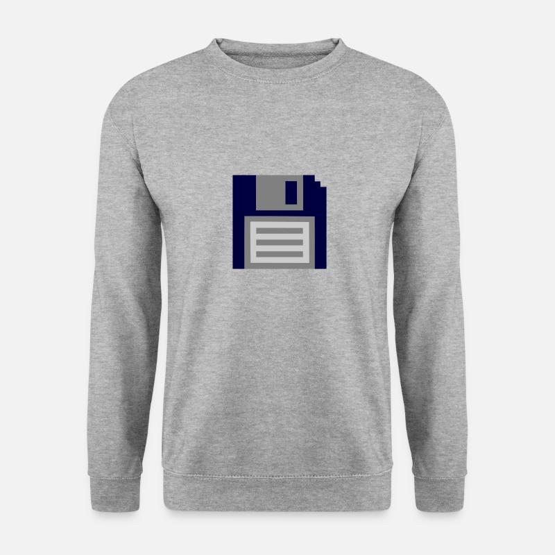 Floppy disk - Unisex Sweatshirt - salt & pepper