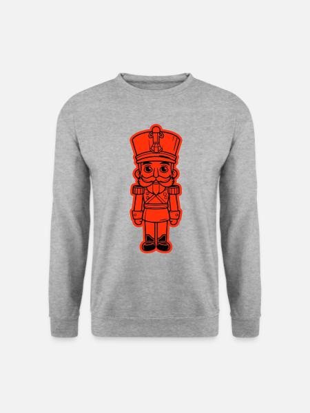 Nutcracker Christmas Icon - Unisex Sweatshirt - salt & pepper