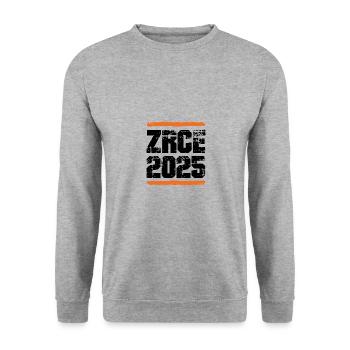 Zrce 2025 Team - Unisex Sweatshirt - salt & pepper - Front - Alina (178cm) & Michal (187cm)